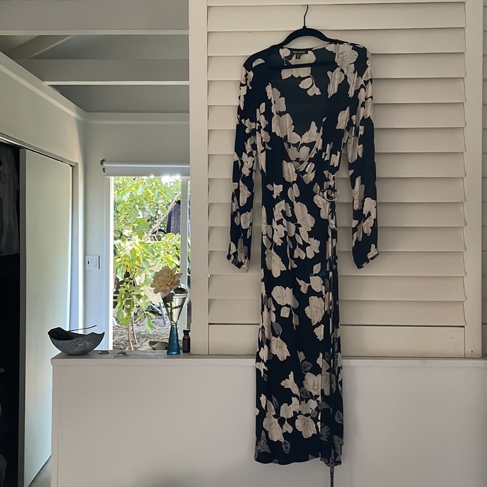Billabong printed wrap dress